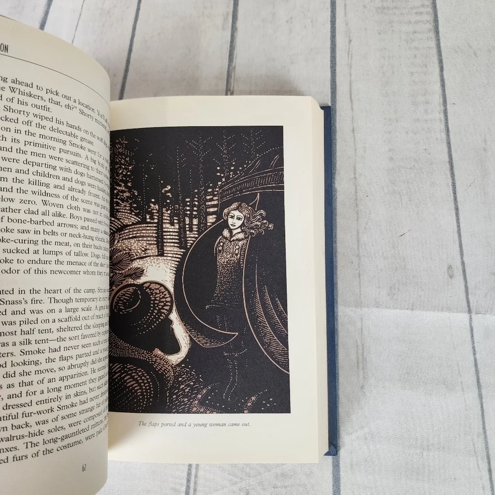 Vintage 90s Jack London To Build A Fire and Other Stories Hardcover - Picture 11 of 12
